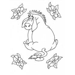 着色页: Eeyore (卡通人物) #184981 - 免费可打印着色页