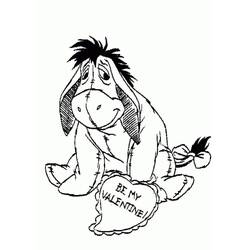 着色页: Eeyore (卡通人物) #184983 - 免费可打印着色页