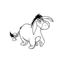 着色页: Eeyore (卡通人物) #184985 - 免费可打印着色页