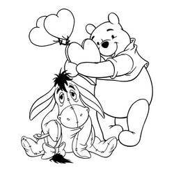着色页: Eeyore (卡通人物) #184994 - 免费可打印着色页