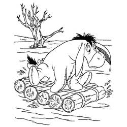着色页: Eeyore (卡通人物) #184997 - 免费可打印着色页