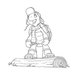 着色页: Franklin (卡通人物) #189051 - 免费可打印着色页
