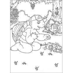 着色页: Franklin (卡通人物) #189081 - 免费可打印着色页
