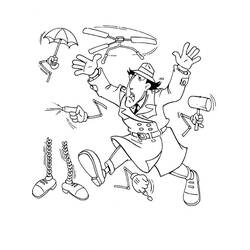 着色页: Gadget Inspector (卡通人物) #38887 - 免费可打印着色页