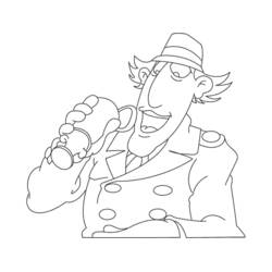 着色页: Gadget Inspector (卡通人物) #38895 - 免费可打印着色页