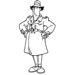 着色页: Gadget Inspector - 免费可打印着色页