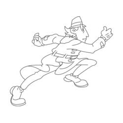 着色页: Gadget Inspector (卡通人物) #38906 - 免费可打印着色页