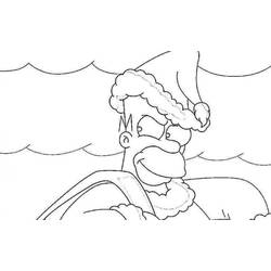 着色页: Homer Simpson (卡通人物) #188199 - 免费可打印着色页