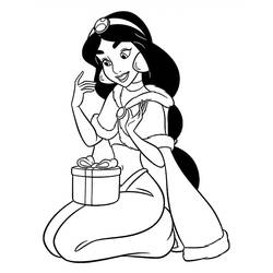 着色页: Jasmine (卡通人物) #178613 - 免费可打印着色页