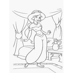 着色页: Jasmine (卡通人物) #178623 - 免费可打印着色页