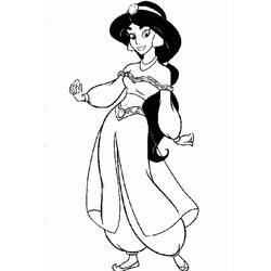 着色页: Jasmine (卡通人物) #178629 - 免费可打印着色页