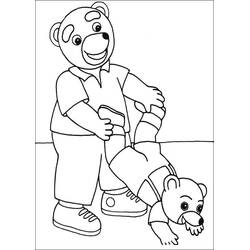 着色页: Little Brown Bear (卡通人物) #194998 - 免费可打印着色页