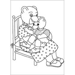 着色页: Little Brown Bear (卡通人物) #194999 - 免费可打印着色页