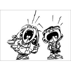 着色页: Little Spirou (卡通人物) #182466 - 免费可打印着色页