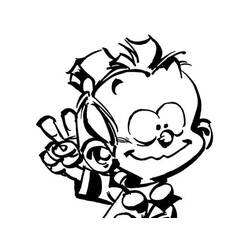 着色页: Little Spirou (卡通人物) #182472 - 免费可打印着色页