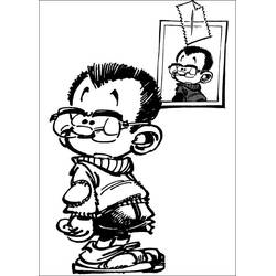 着色页: Little Spirou (卡通人物) #182478 - 免费可打印着色页