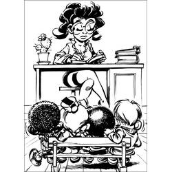着色页: Little Spirou (卡通人物) #182480 - 免费可打印着色页