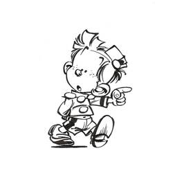 着色页: Little Spirou (卡通人物) #182488 - 免费可打印着色页