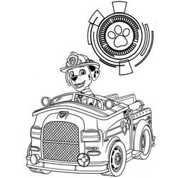 着色页: PAW Patrol马库斯 (卡通人物) #181668 - 免费可打印着色页