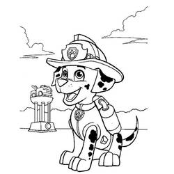 着色页: PAW Patrol马库斯 (卡通人物) #181669 - 免费可打印着色页