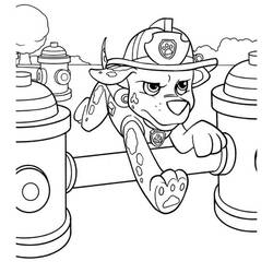 着色页: PAW Patrol马库斯 (卡通人物) #181670 - 免费可打印着色页