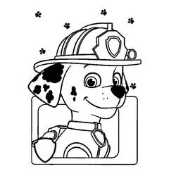 着色页: PAW Patrol马库斯 (卡通人物) #181682 - 免费可打印着色页