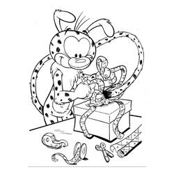 着色页: Marsupilami (卡通人物) #50122 - 免费可打印着色页