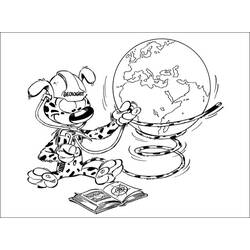 着色页: Marsupilami (卡通人物) #50129 - 免费可打印着色页