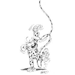 着色页: Marsupilami (卡通人物) #50131 - 免费可打印着色页