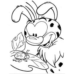 着色页: Marsupilami (卡通人物) #50134 - 免费可打印着色页