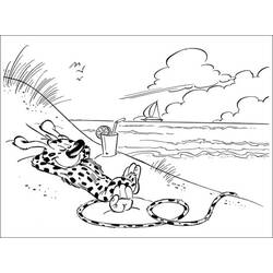 着色页: Marsupilami (卡通人物) #50143 - 免费可打印着色页