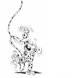 着色页: Marsupilami (卡通人物) #50147 - 免费可打印着色页