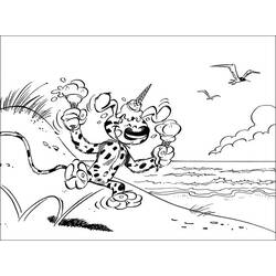 着色页: Marsupilami (卡通人物) #50151 - 免费可打印着色页