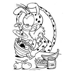着色页: Marsupilami (卡通人物) #50161 - 免费可打印着色页