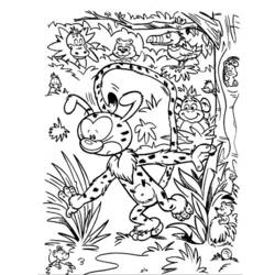着色页: Marsupilami (卡通人物) #50170 - 免费可打印着色页