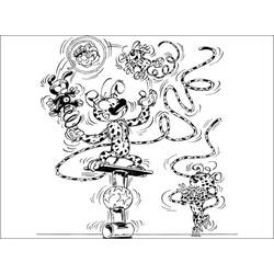着色页: Marsupilami (卡通人物) #50180 - 免费可打印着色页