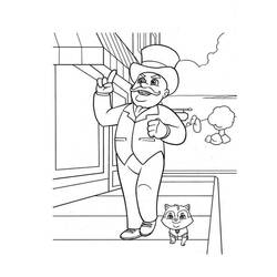 着色页: Mayor Hellinger (卡通人物) #181906 - 免费可打印着色页