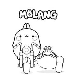 着色页: Molang (卡通人物) #209158 - 免费可打印着色页