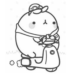 着色页: Molang (卡通人物) #209163 - 免费可打印着色页