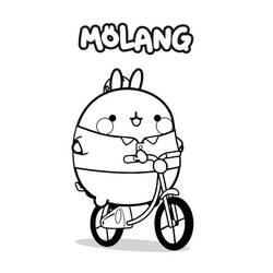 着色页: Molang (卡通人物) #209164 - 免费可打印着色页
