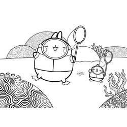 着色页: Molang (卡通人物) #209165 - 免费可打印着色页