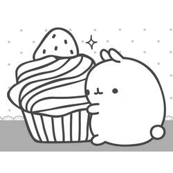 着色页: Molang (卡通人物) #209167 - 免费可打印着色页