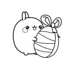 着色页: Molang (卡通人物) #209169 - 免费可打印着色页
