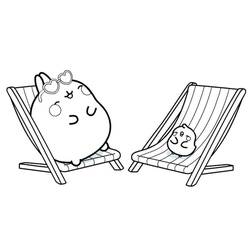 着色页: Molang (卡通人物) #209174 - 免费可打印着色页