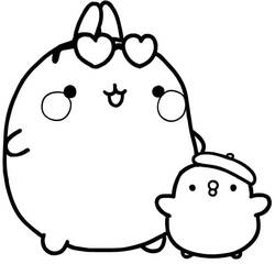 着色页: Molang (卡通人物) #209175 - 免费可打印着色页