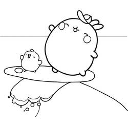 着色页: Molang (卡通人物) #209187 - 免费可打印着色页