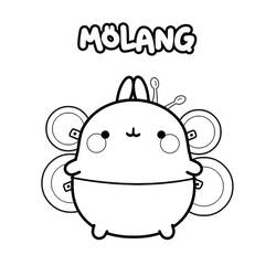 着色页: Molang (卡通人物) #209188 - 免费可打印着色页