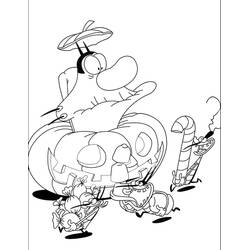 着色页: Oggy (卡通人物) #178510 - 免费可打印着色页
