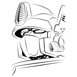 着色页: Optimus Prime - 免费可打印着色页