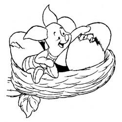 着色页: Piglet (卡通人物) #209502 - 免费可打印着色页